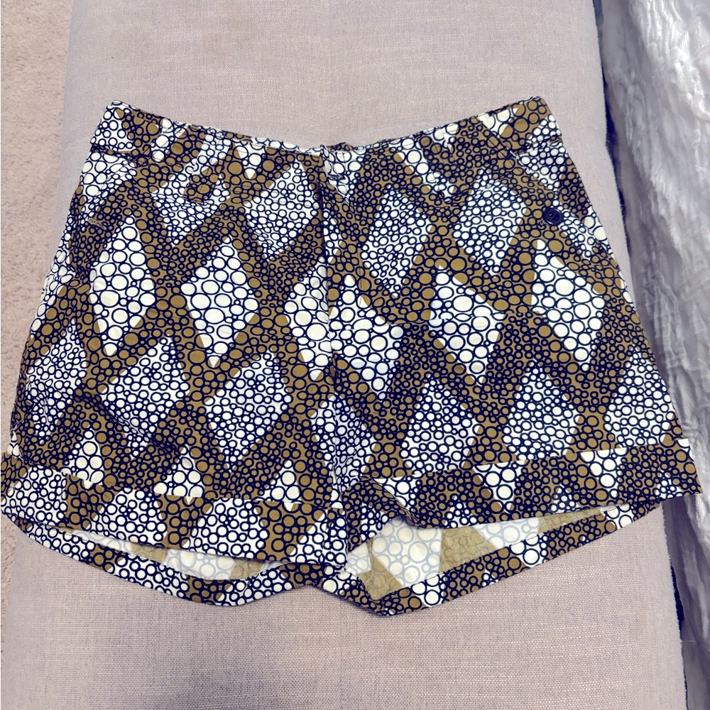 Anthropologie patterned shorts- brand Made in Rwanda